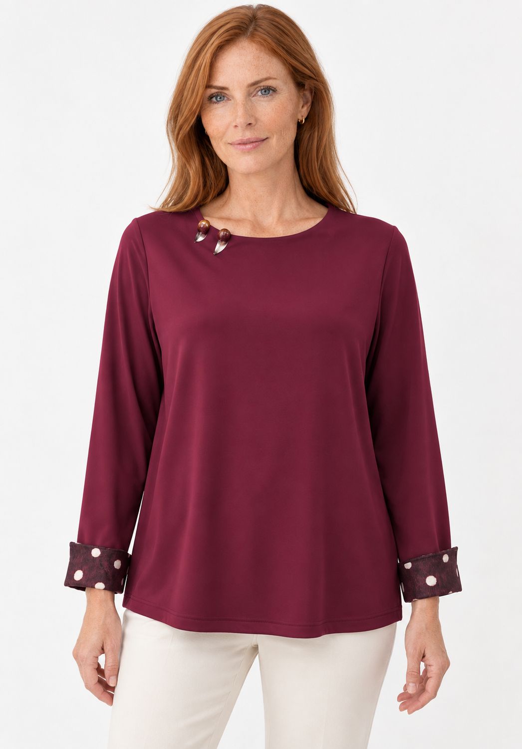 casacca maglia CURVY Carla Ferroni 50340
