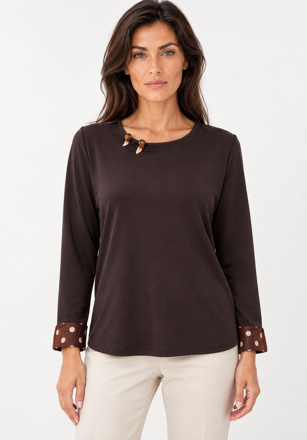 casacca maglia CURVY Carla Ferroni 50340