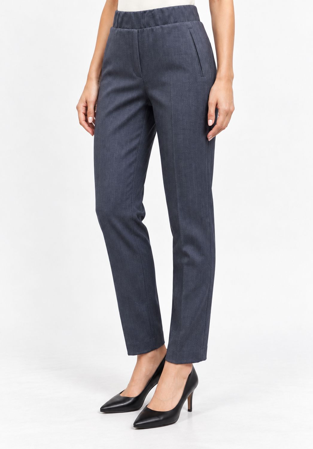 pantalone con elastico in vita Carla Ferroni 70452