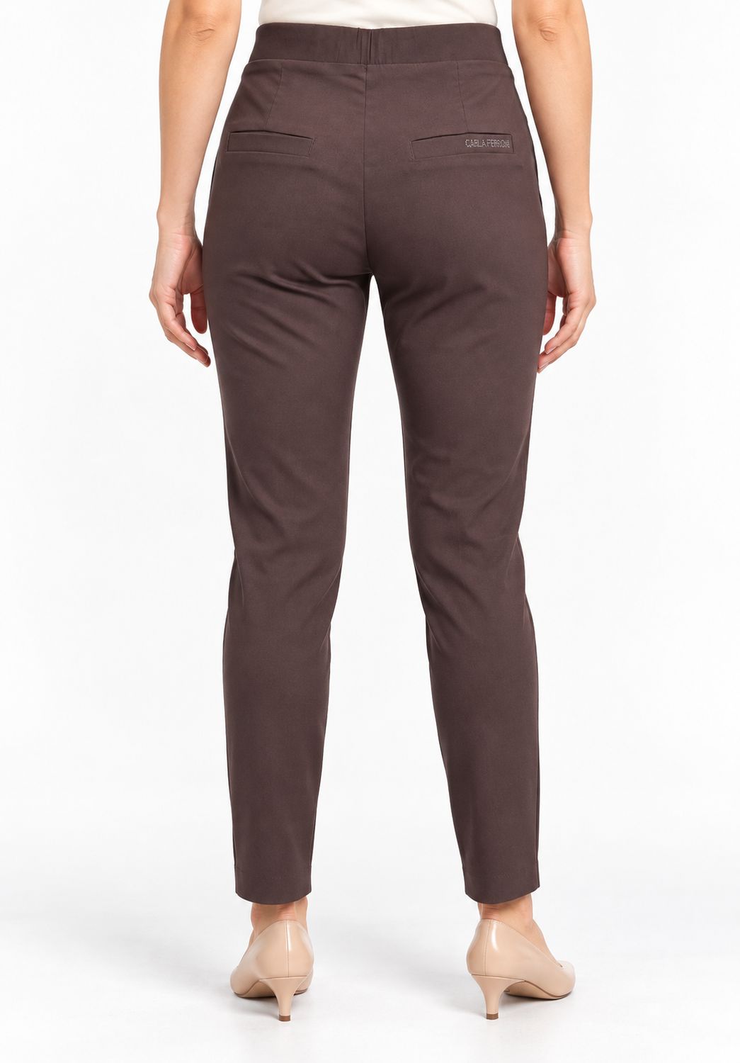 pantalone con elastico in vita Carla Ferroni 16224