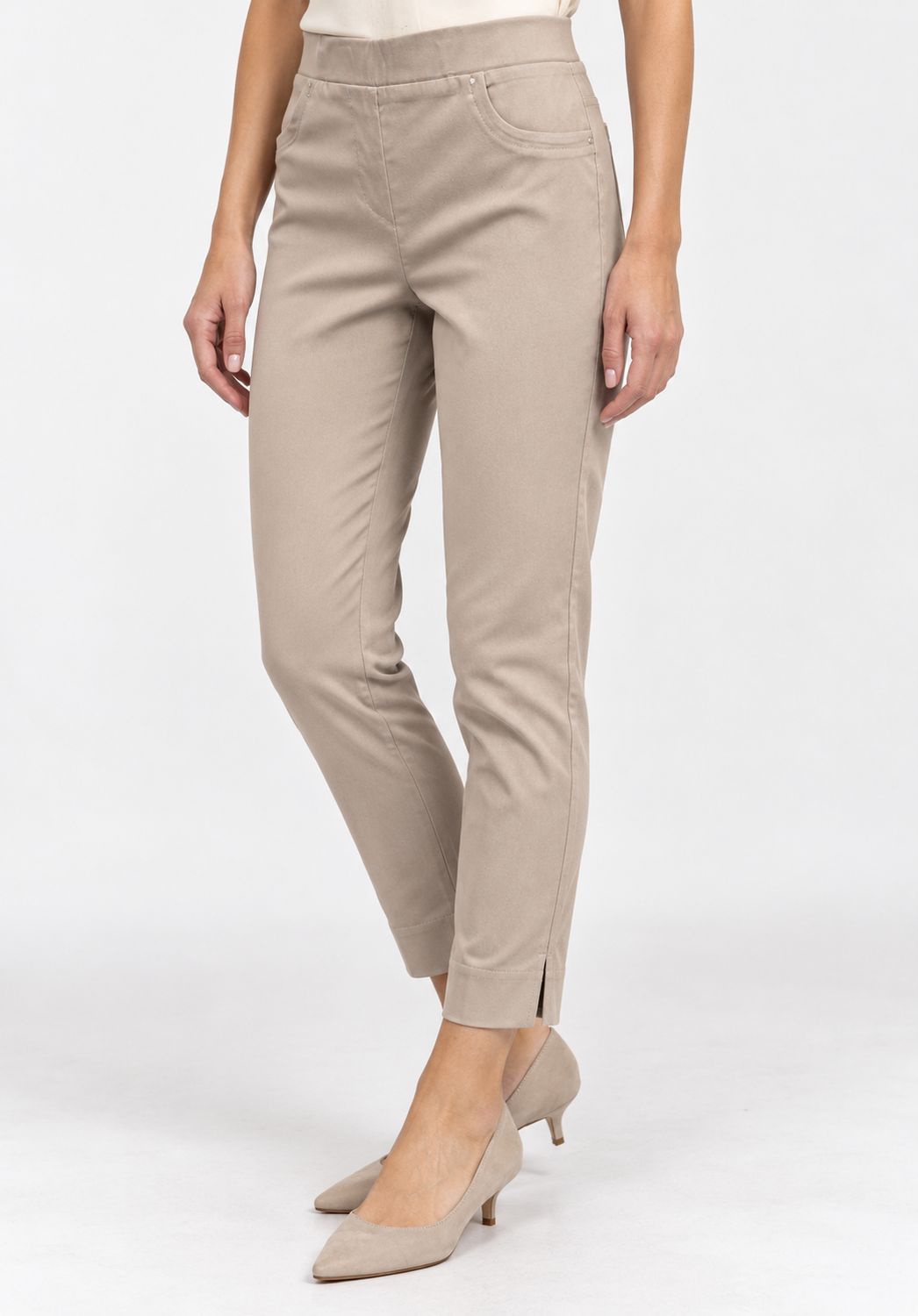 pantalone con elastico in vita Carla Ferroni 16224