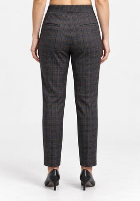 pantalone con elastico in vita 70402 MARRONE