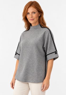 maglia poncho Carla Ferroni 26383