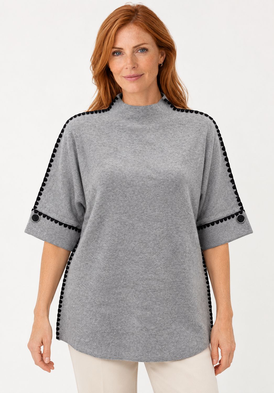 maglia poncho Carla Ferroni 26383