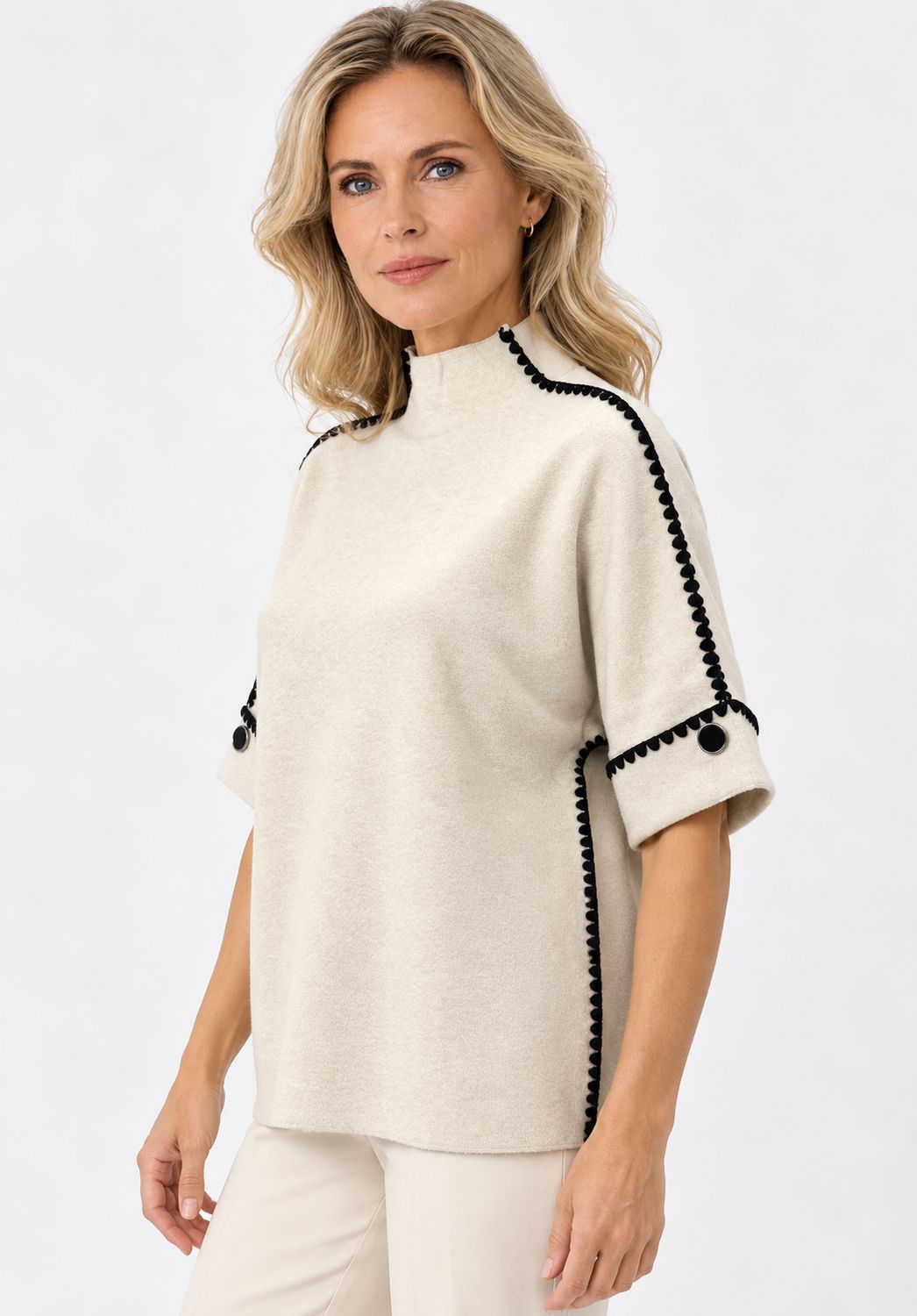 maglia poncho Carla Ferroni 26383