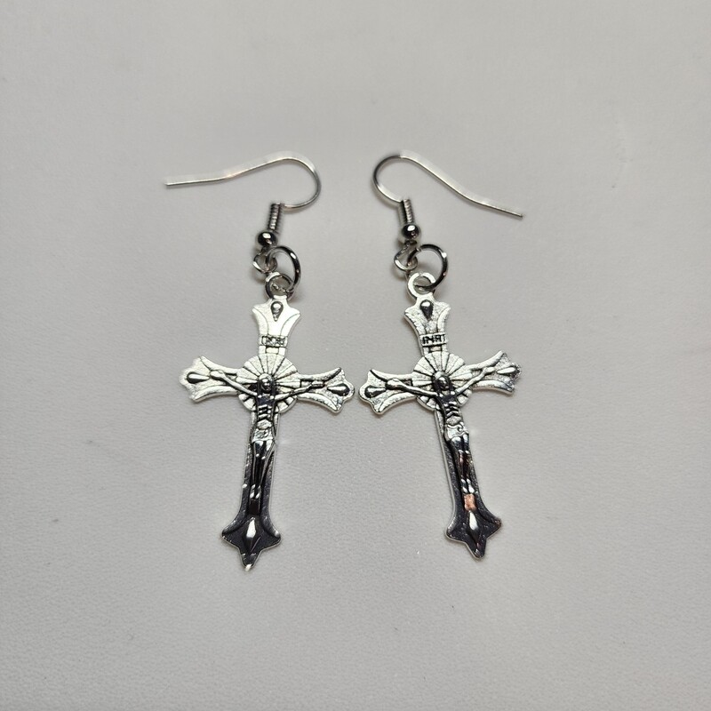 Crucifix Earrings 
