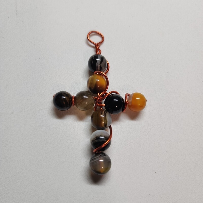 Multi color Jasper cross