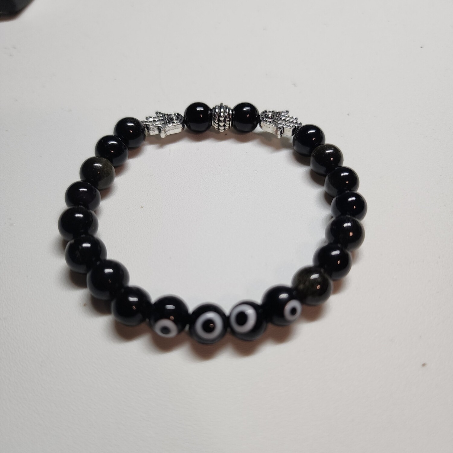 Obsidian bracelet