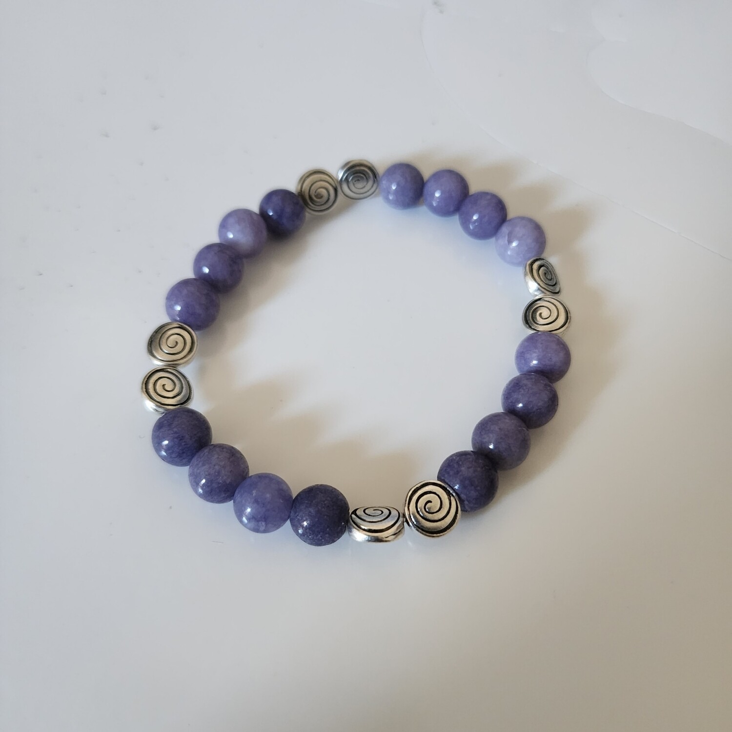 Lavender quartz bracelet