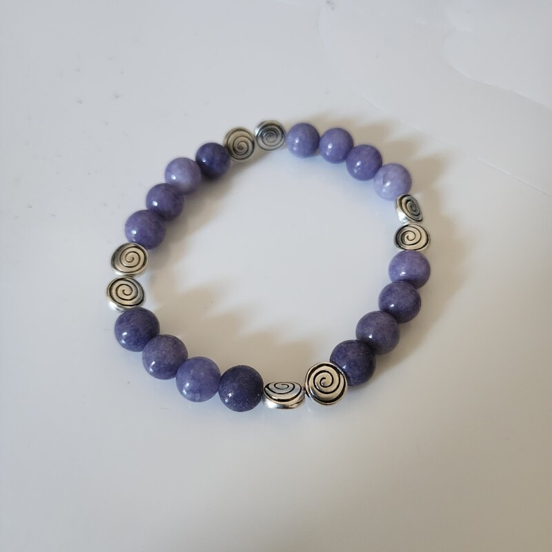 Lavender quartz bracelet