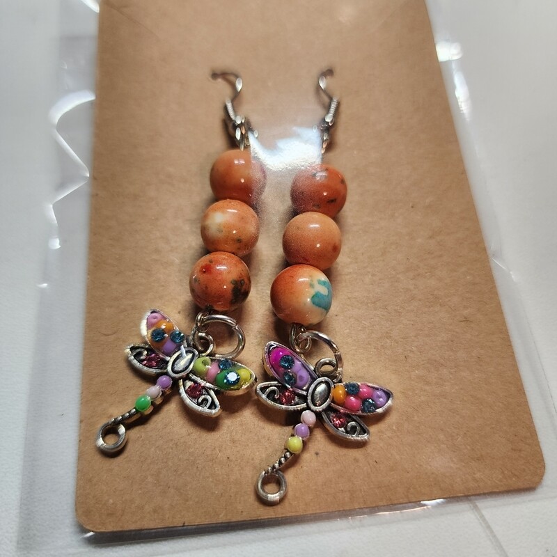 Polychrome Jasper earrings