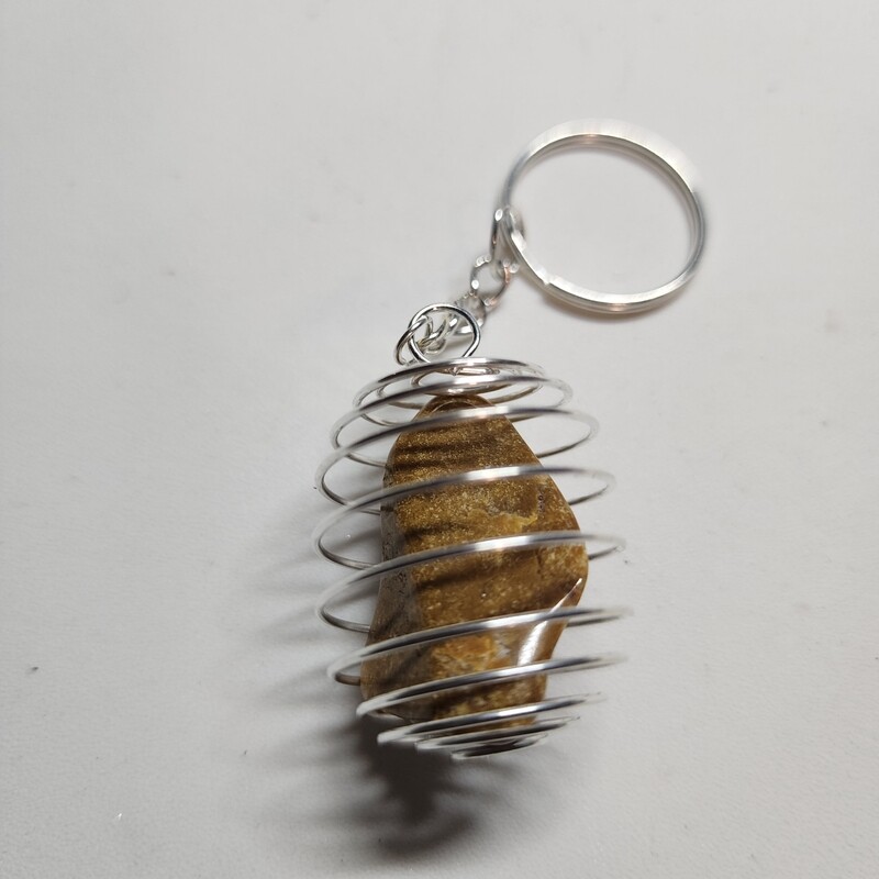 Agate Keychain