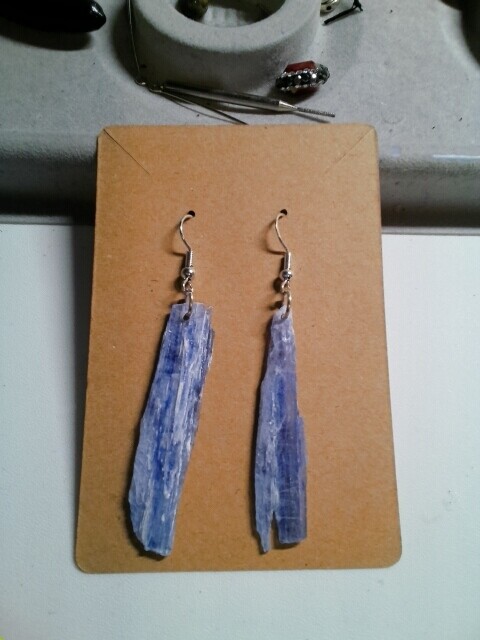 Kyanite earrings