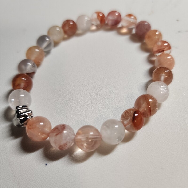 Fire quartz bracelet