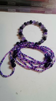 Waistbead and bracelet sets