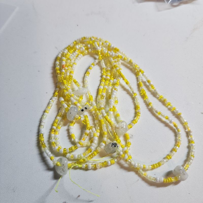 Sun and moon waist bead