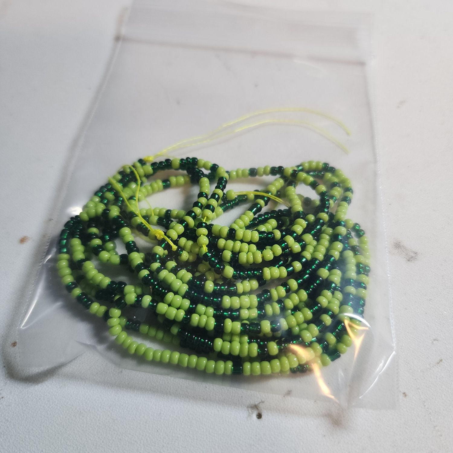 Guacamole waist bead
