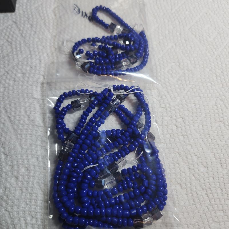 Waist bead and anklet set
