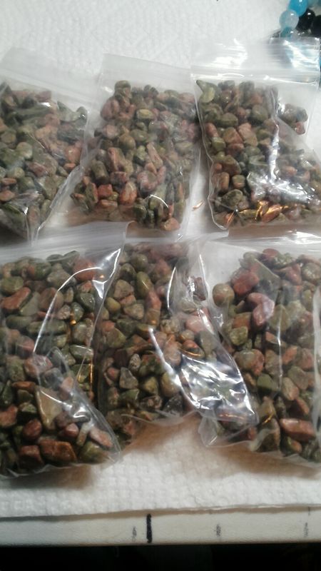 African bloodstone chips