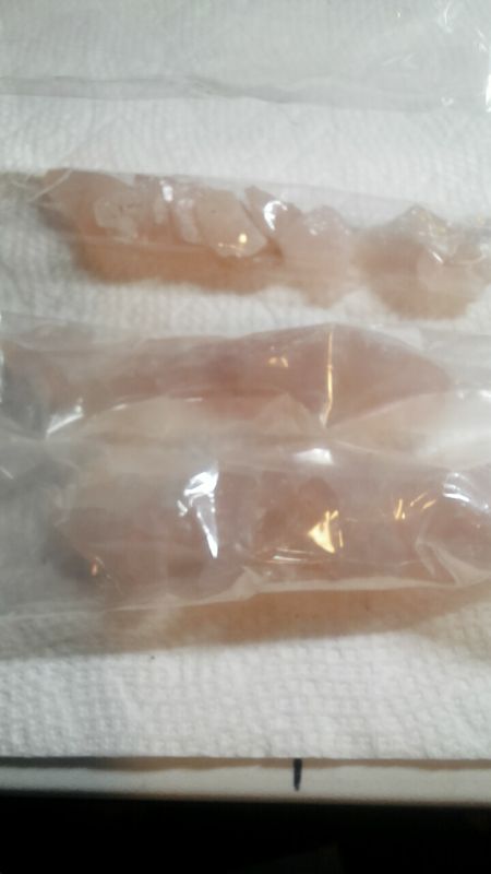 Larger rose quartz chips