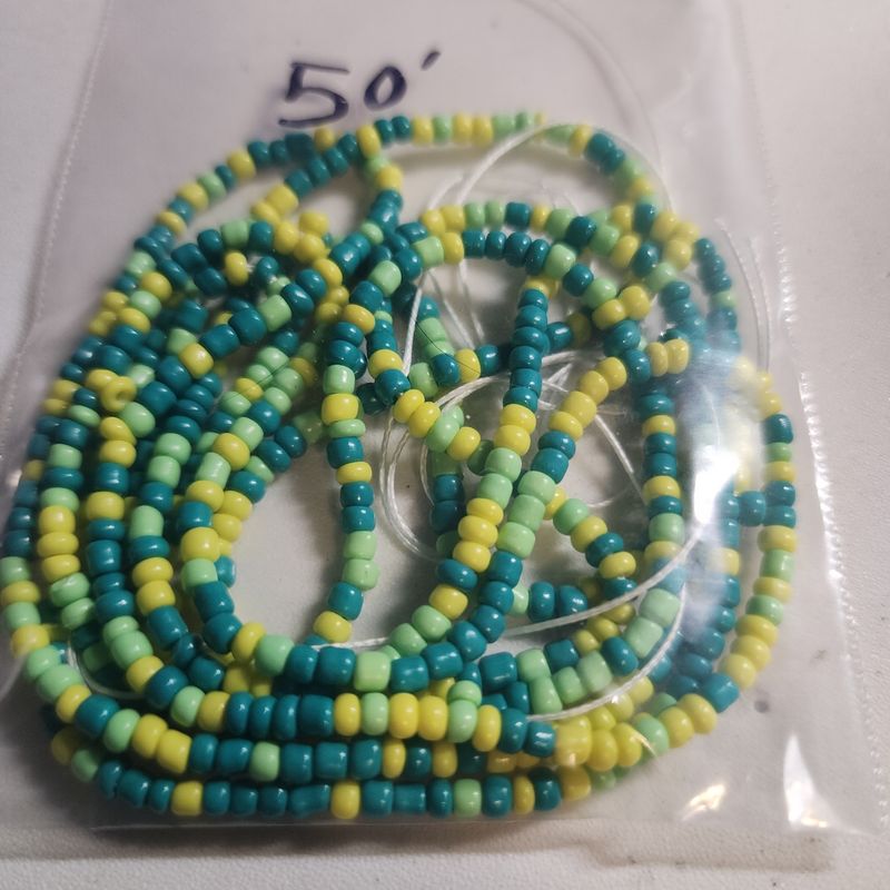 Green apple waist bead