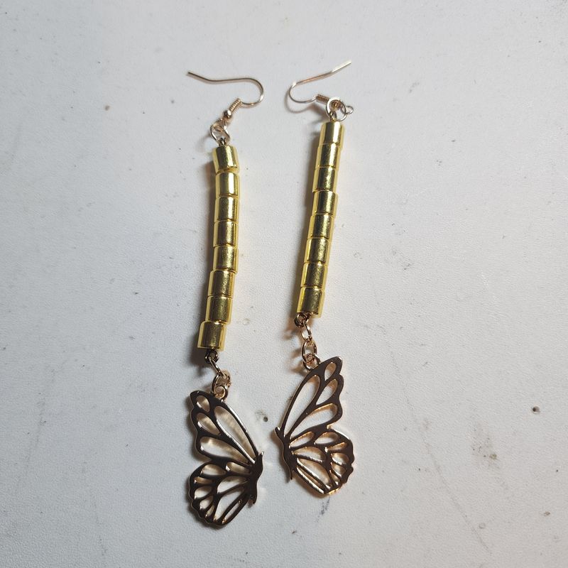 Gold Butterfly earrings