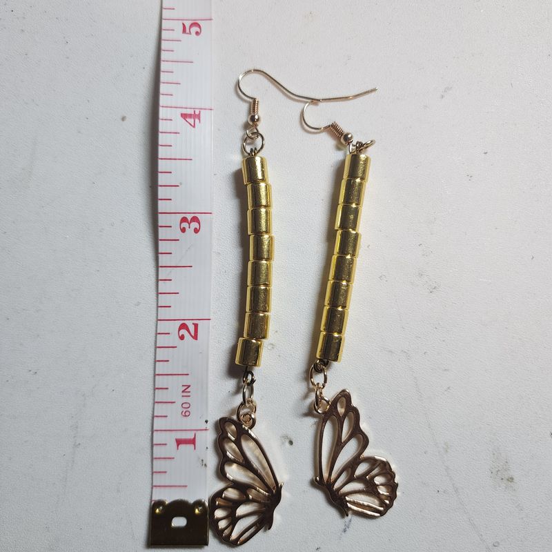 Gold Butterfly earrings