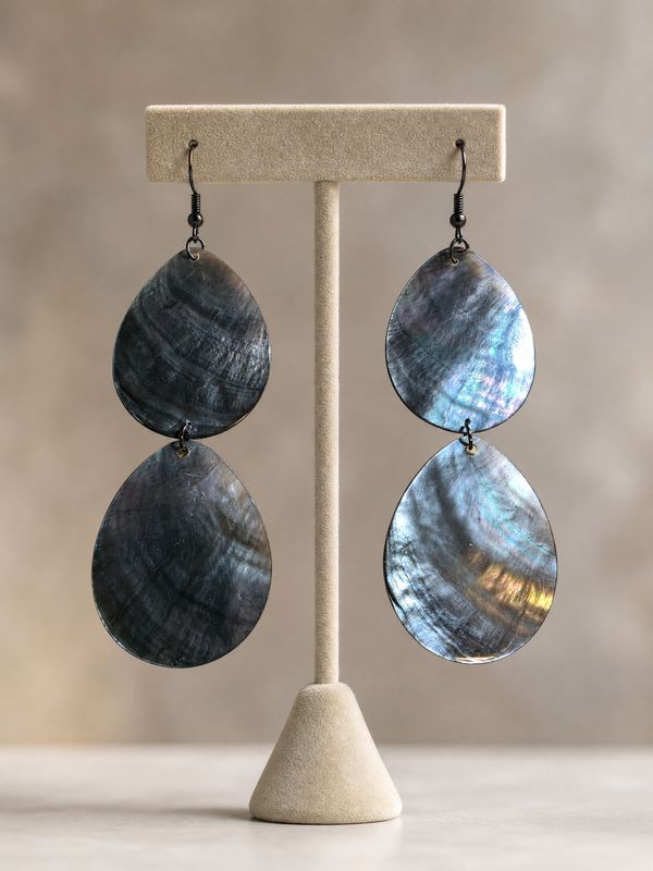 Abalone shell earrings