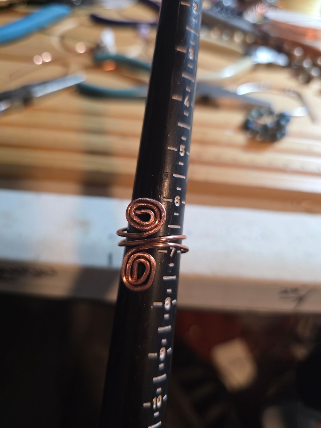 Copper ring size 7