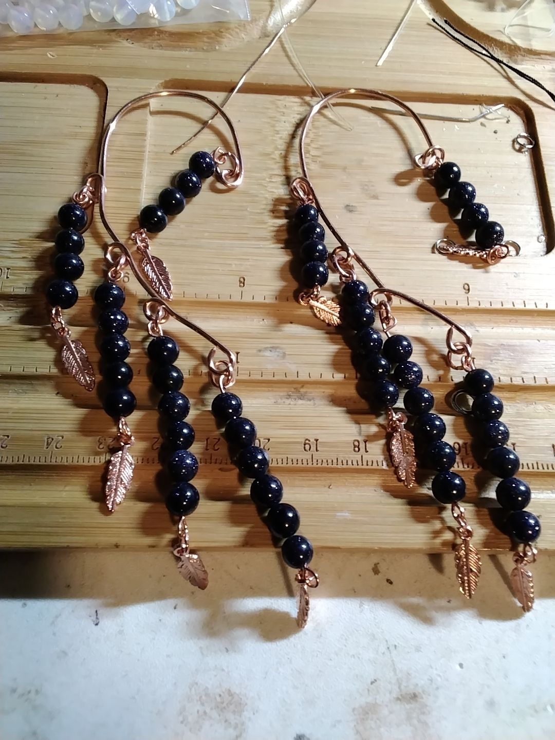 Lapis lazuli earrings cuff