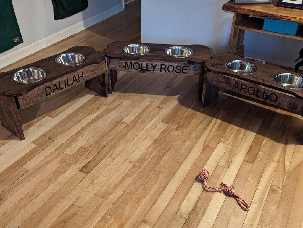 Wood - Custom Pet Dishes