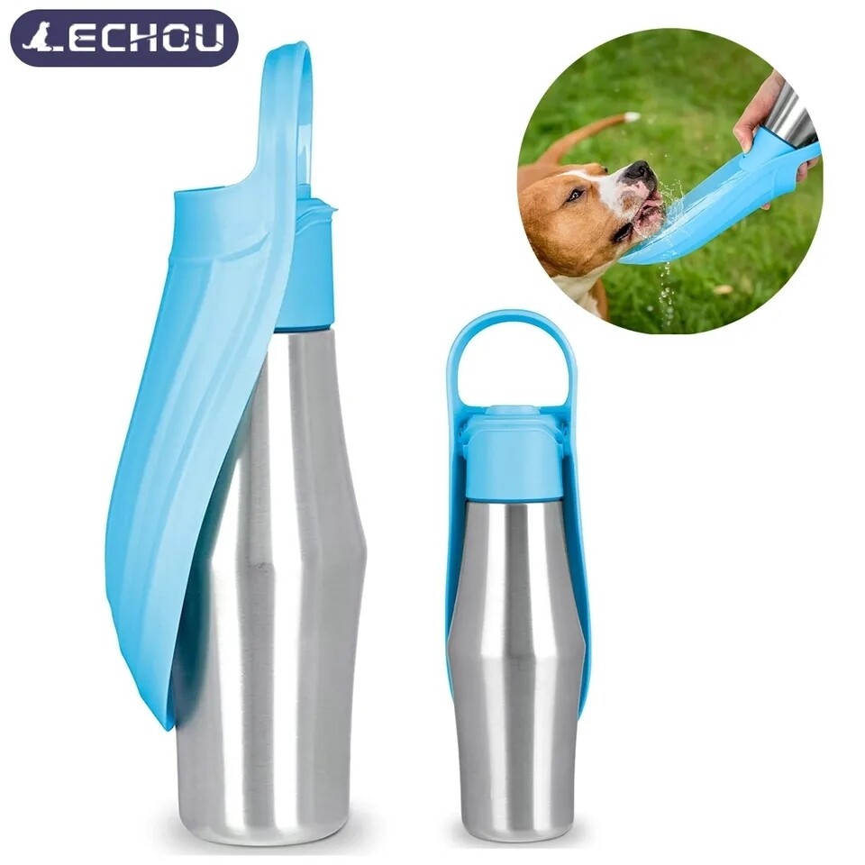 Stainless steel water bottle for dogs 720ml/27oz