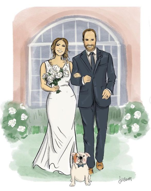 Two Person Illustration