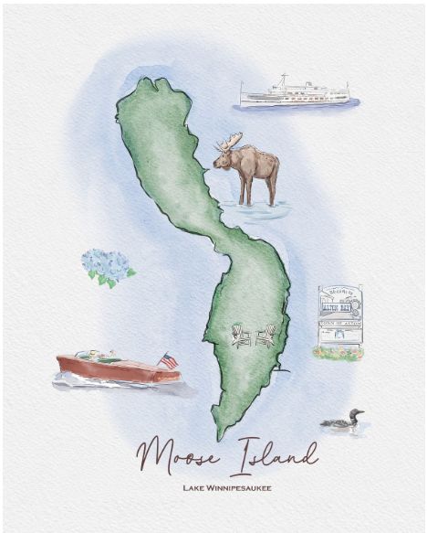 Moose Island Map