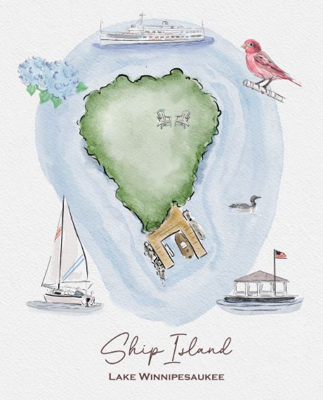 Ship Island Map