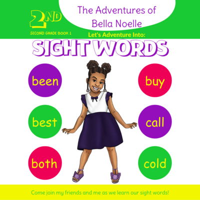 The Adventures in Sight Words: Second Grade Book 1: Words 1-11