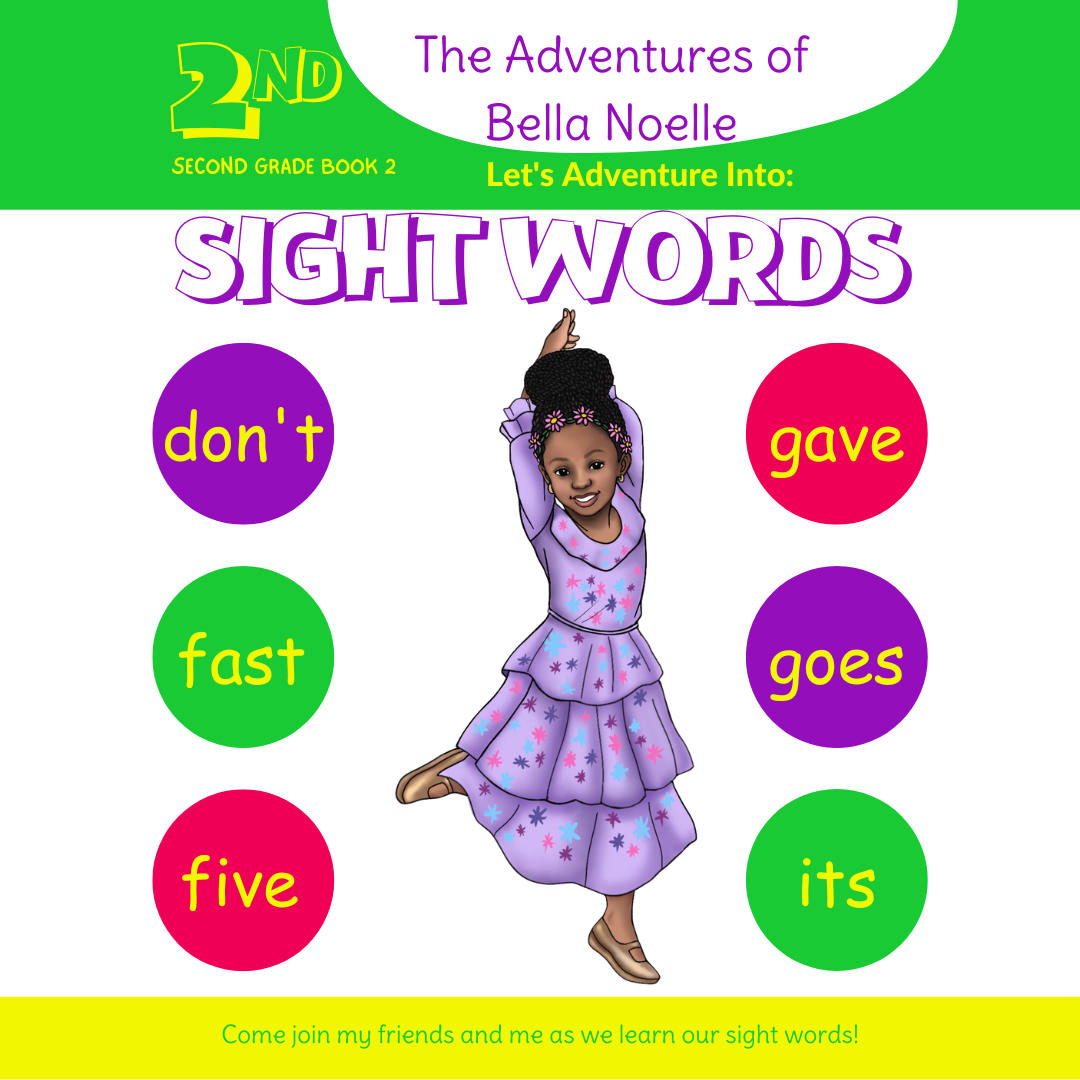 The Adventures in Sight Words: Second Grade Book 2: Words 12-23