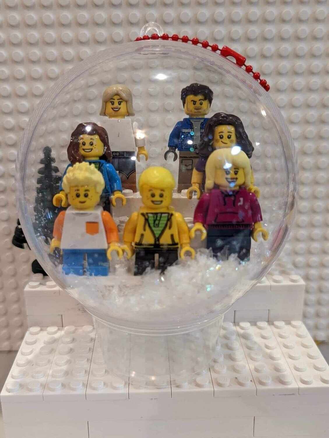 Custom family ornament (customize with your own family)