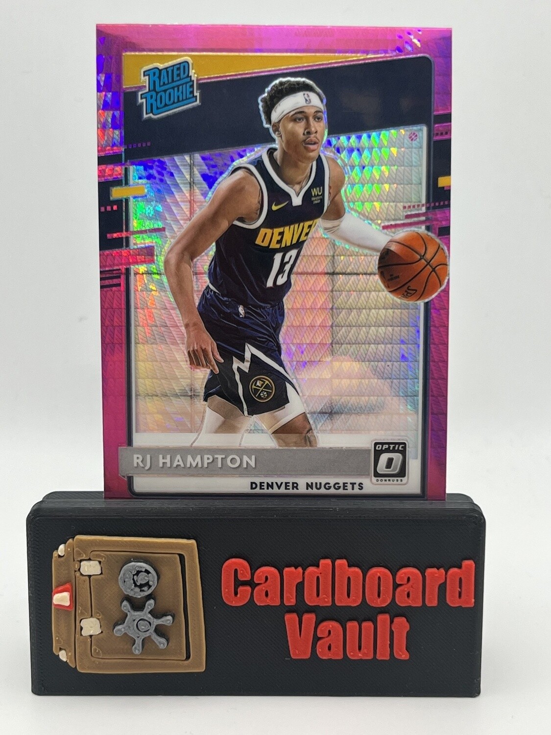 2020 Donruss Optic Rated Rookie RJ Hampton #I74 Pink Hyper Prizm