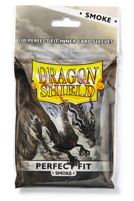 Dragon Shield 100 Card Sleeves Perfect Fit Smoke