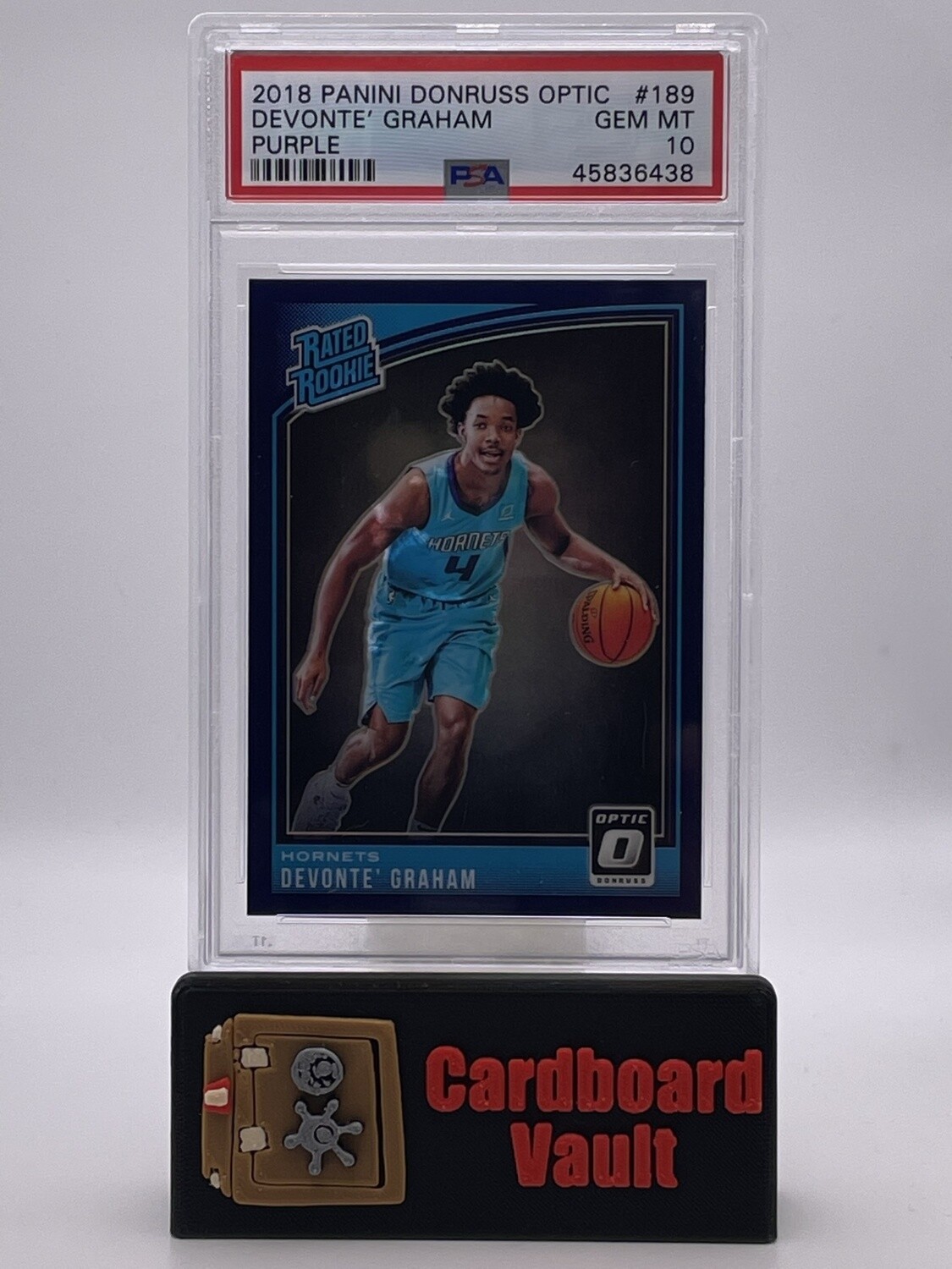 2018 Optic Devonte Graham Purple Rated Rookie