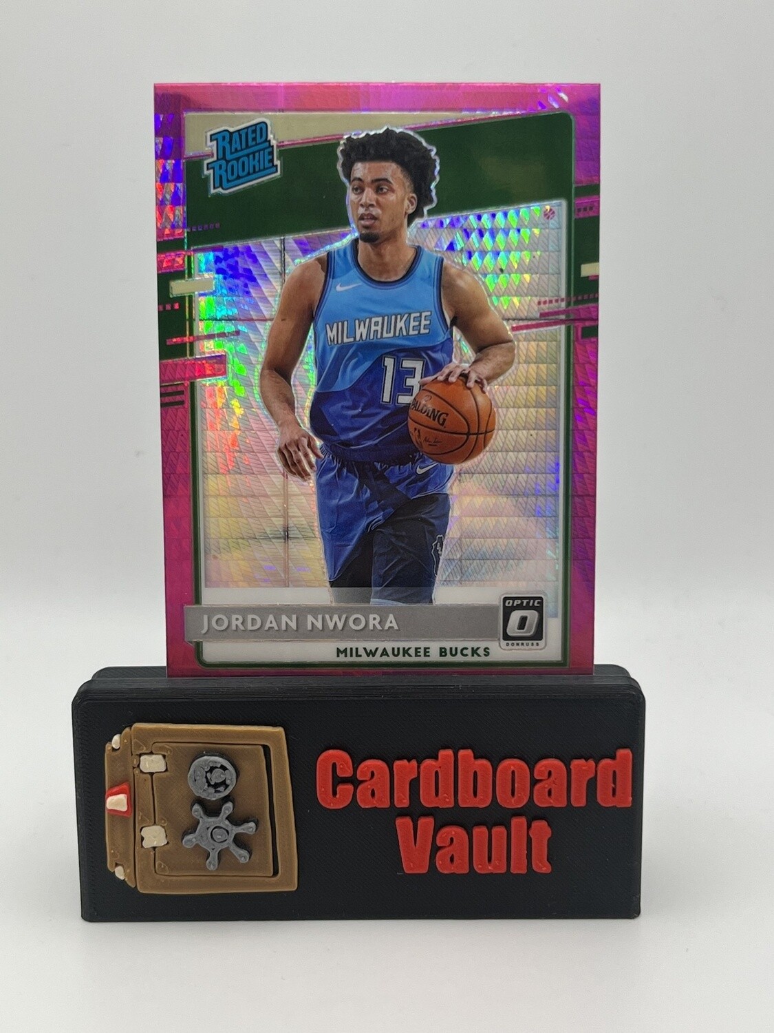 2020 Donruss Optic Rated Rookie Jordan Nwora #189 Pink Hyper Prizm