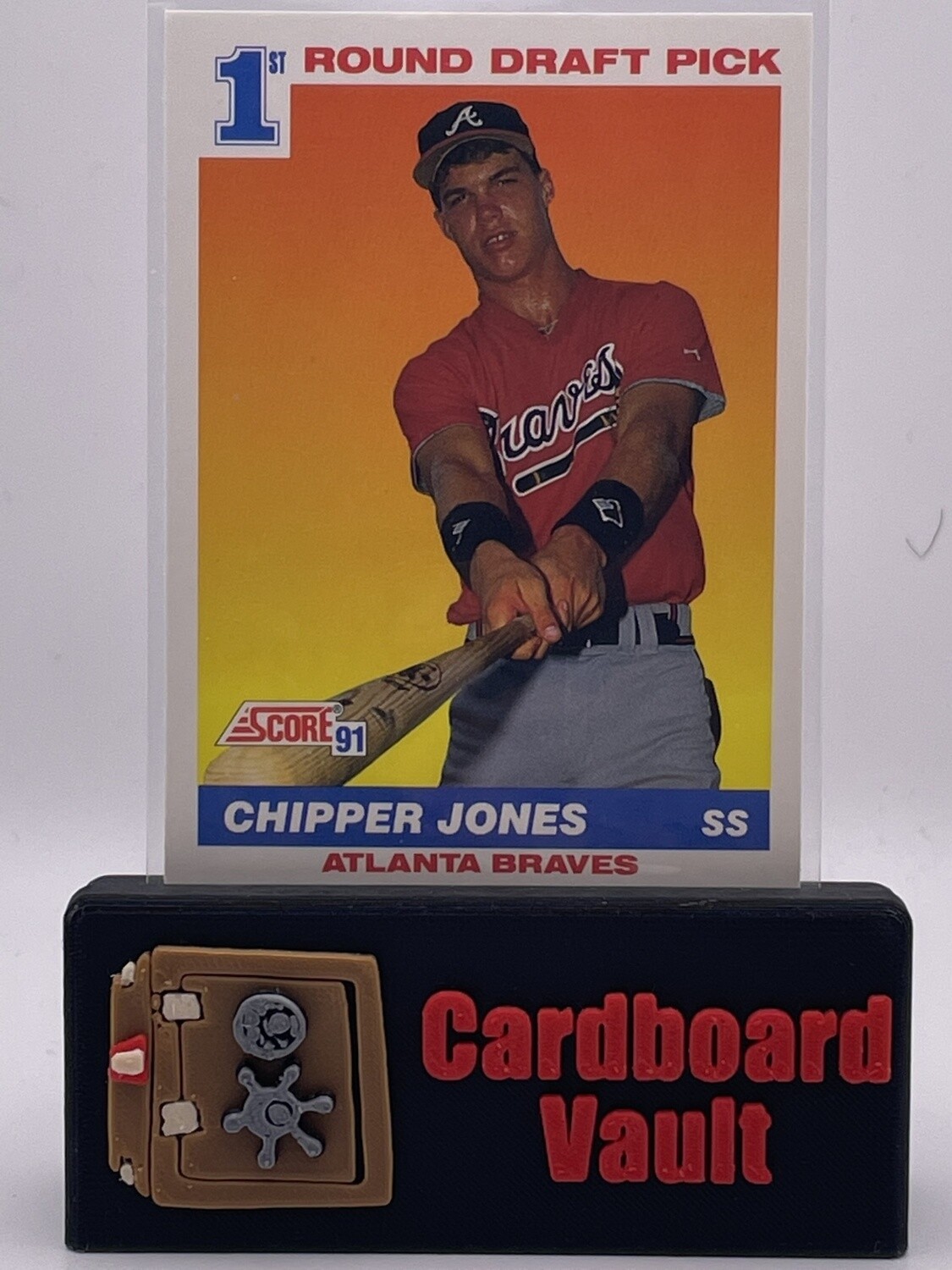 1991 Score 1st Round Pick Chipper Jones #671