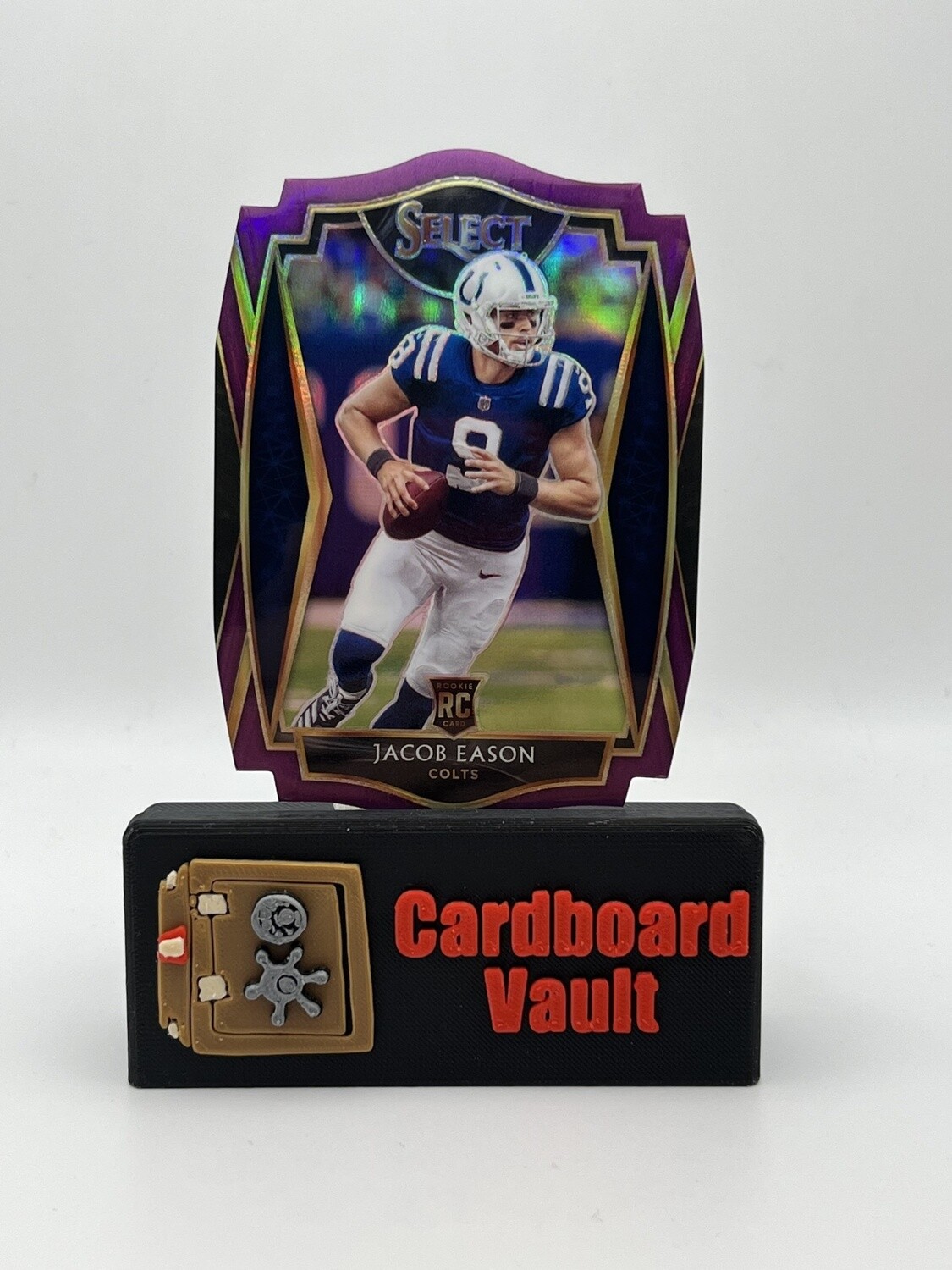 2020 Select Jacob Eason #148 Purple Die-cut Prizm