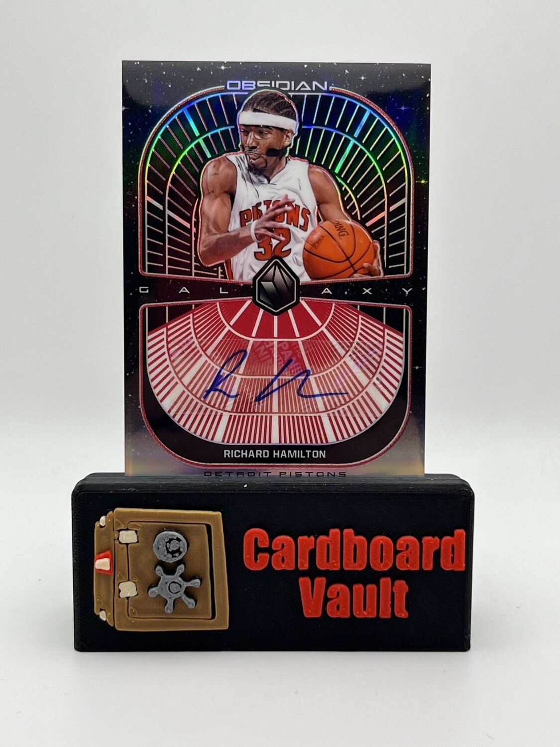 2019-20 Obsidian Richard Hamilton #GA-RHM Prizm-Autographed 1/5