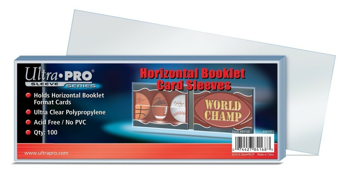 Ultra Pro Booklet Card Sleeves Horizontal