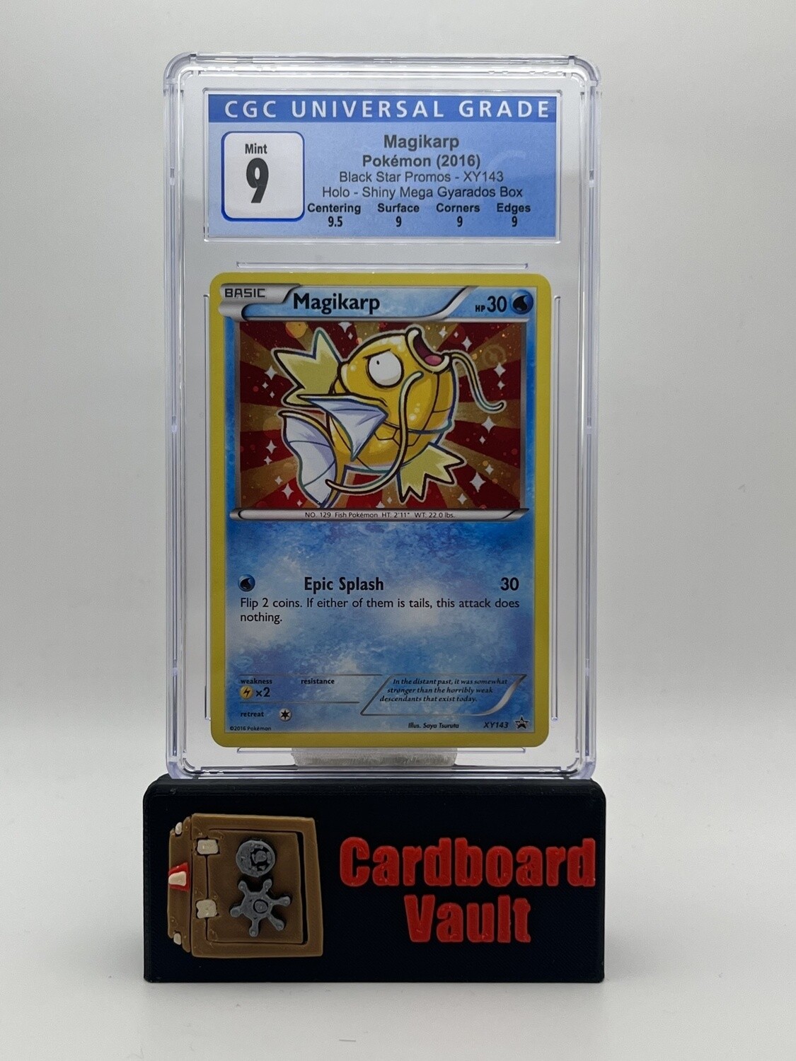 2016 Pokémon Magikarp Black Star Promo CGC 9