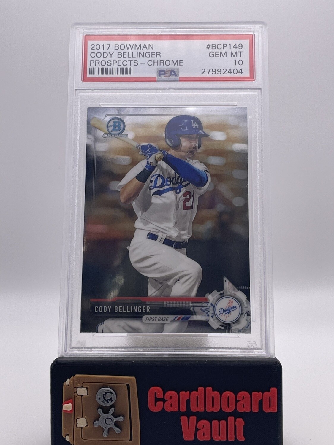 2017 Bowman Cody Bellinger Prospects Chrome PSA 10