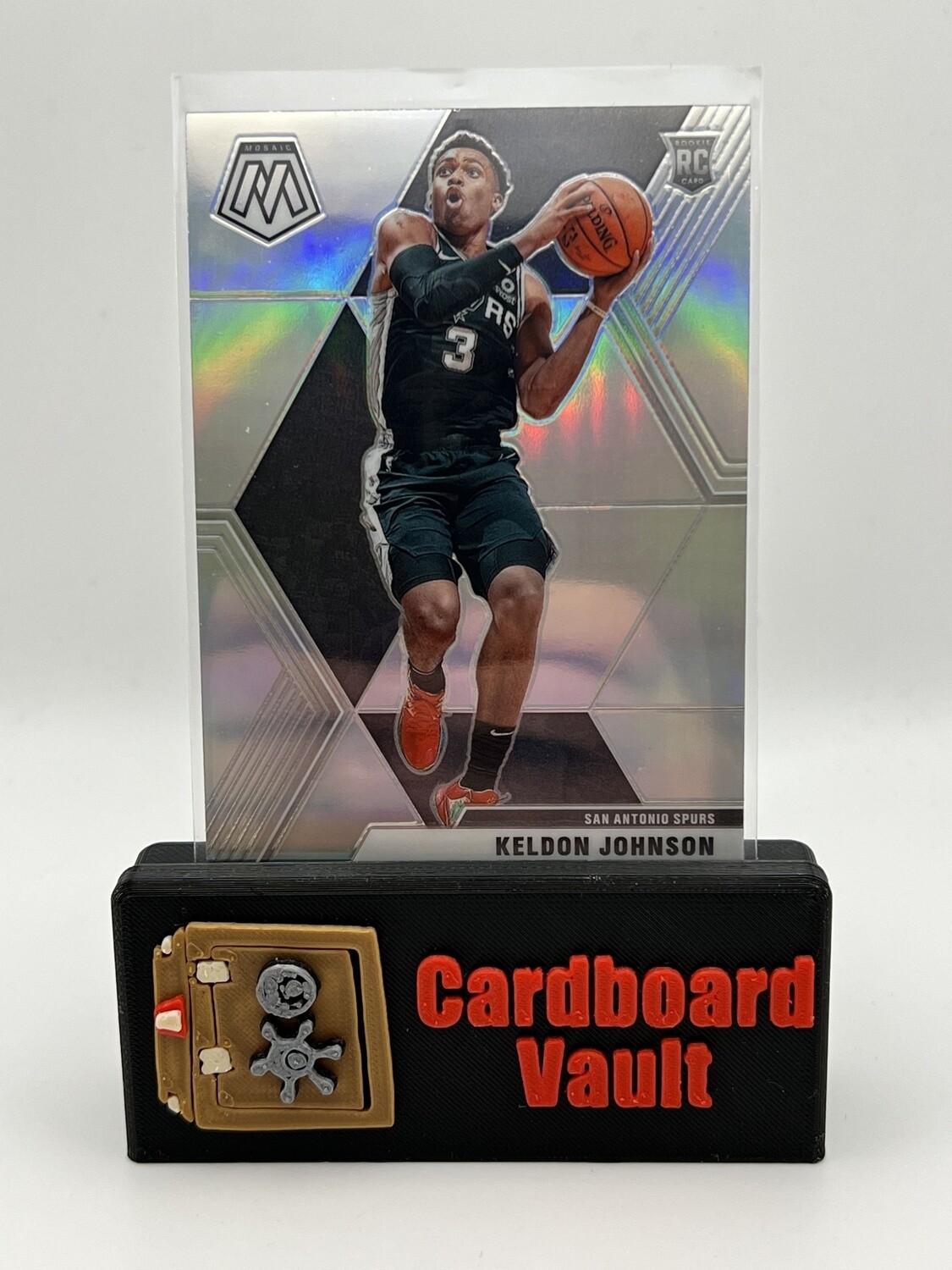 2020-21 Mosaic Basketball Keldon Johnson #238 Silver Prizm