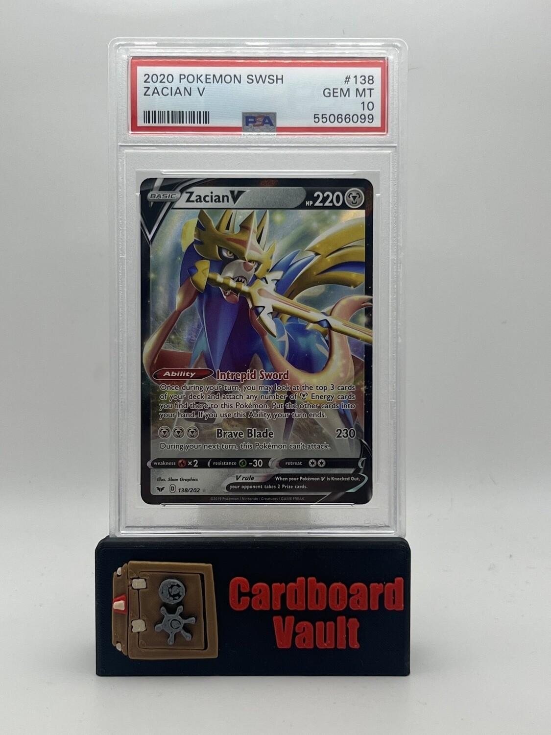 2020 Pokémon Zacian V #138 PSA 10